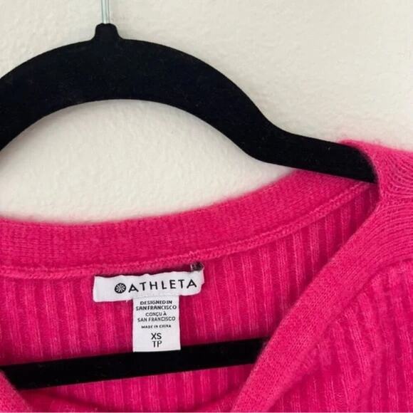 Athleta Layover Merino Wool Pullover Sweater in Tulip Pink - Picture 7 of 11